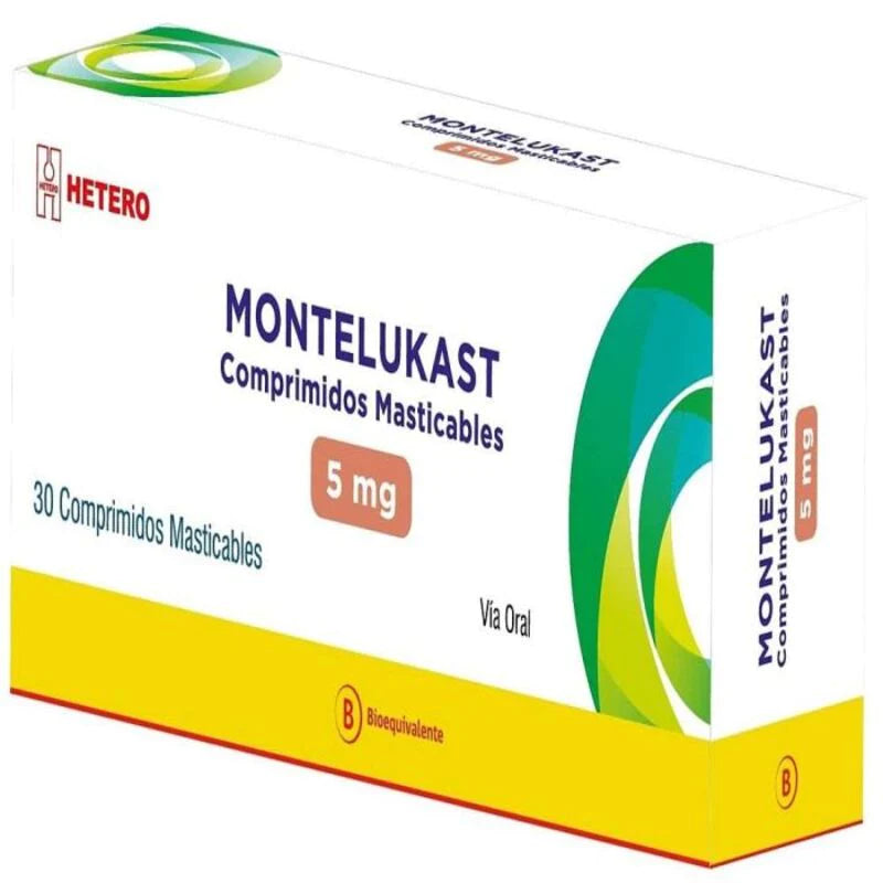 Montelukast 5mg 30 Comprimidos masticables