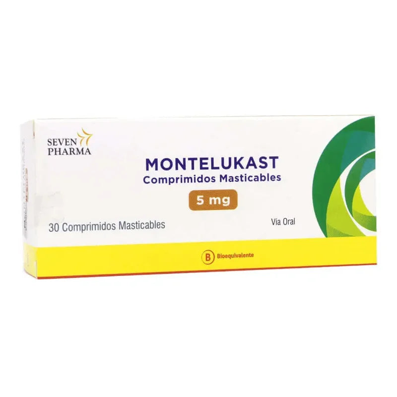 Montelukast 5mg 30 Comprimidos Masticables