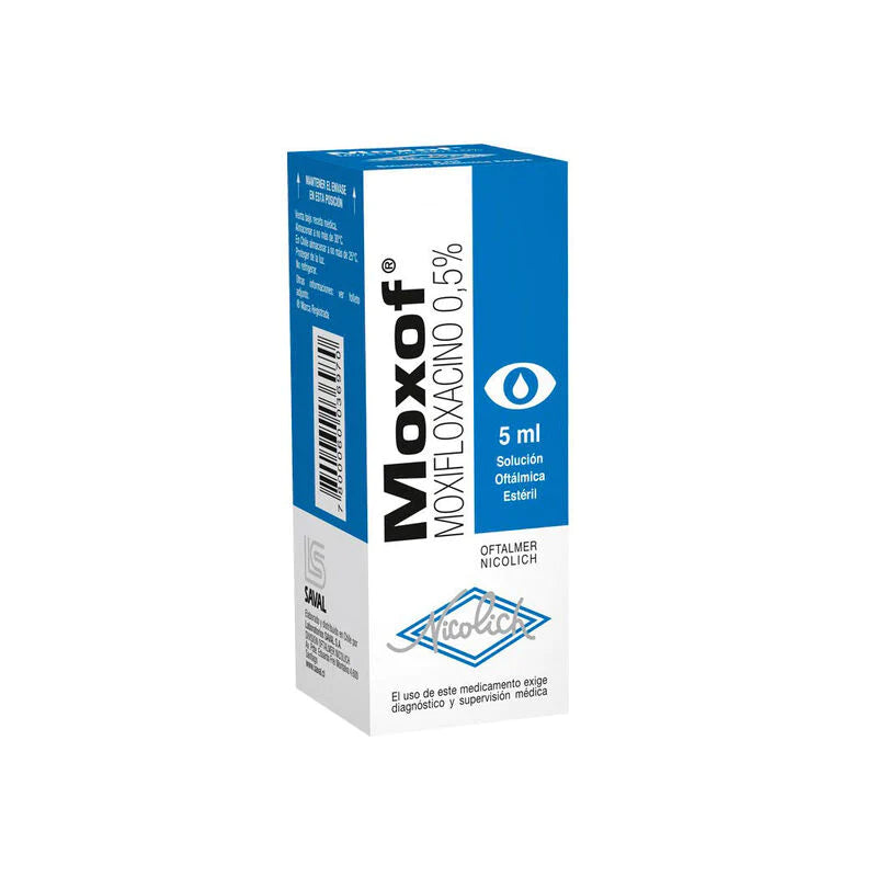 Moxof 0,5% Solución oftálmica 5ml