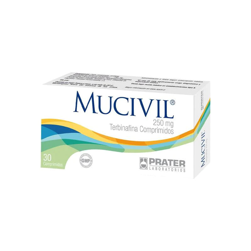 Mucivil 250mg 30 Comprimidos