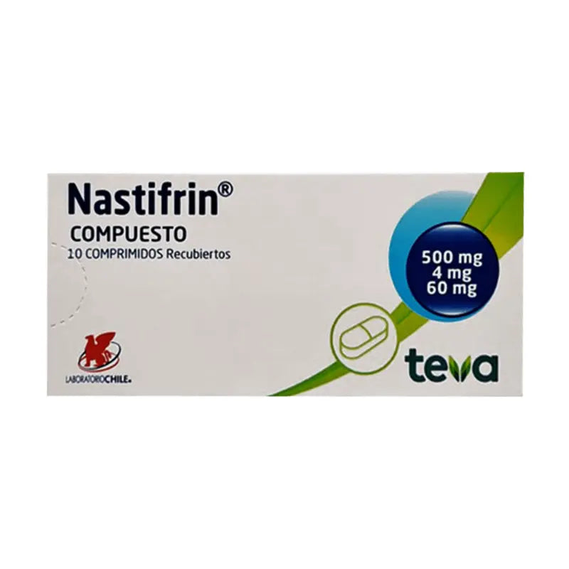Nastifrin Compuesto 10 Comprimidos Recubiertos