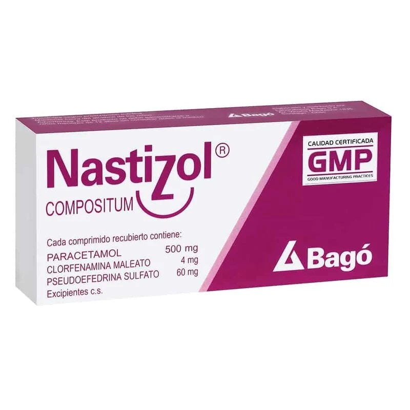 Nastizol compositum 6 Comprimidos recubiertos