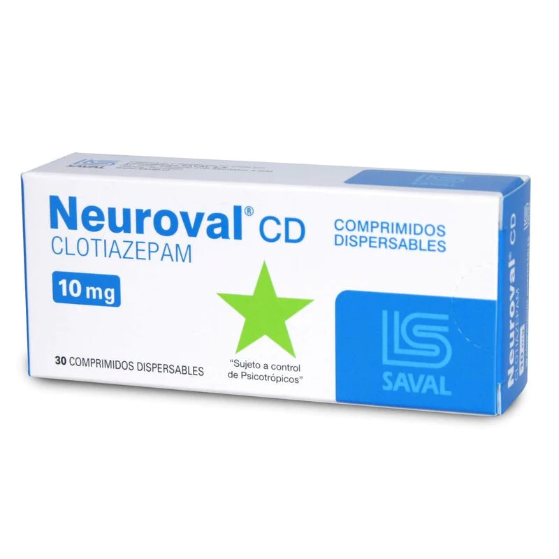 Neuroval CD 10mg 30 Comprimidos Dispersables