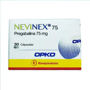 Nevinex 75mg 30 Cápsulas