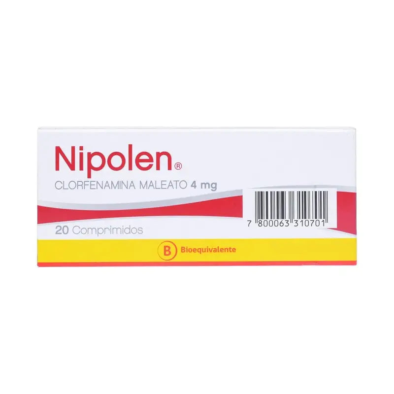 Nipolen 4mg 20 comprimidos