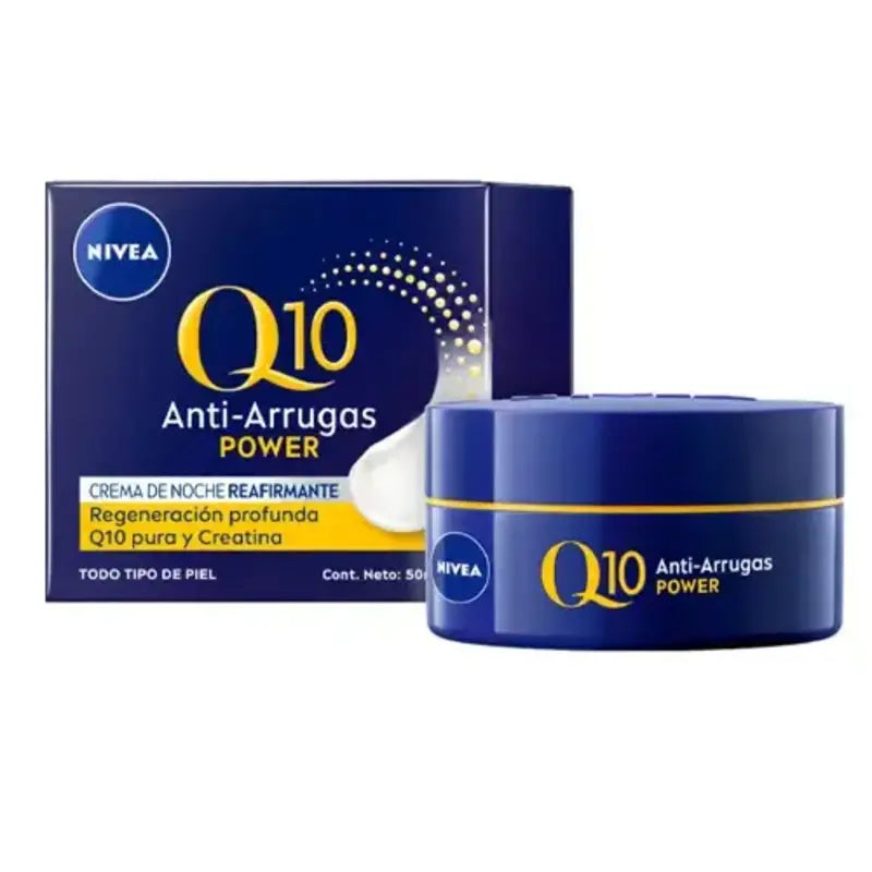 Nivea Crema Facial Antiarrugas Noche Q10 Power 50ml