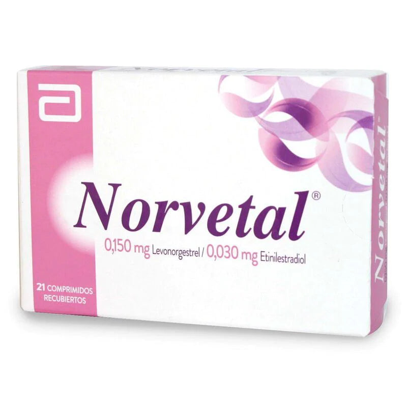 Norvetal 21 Comprimidos recubiertos