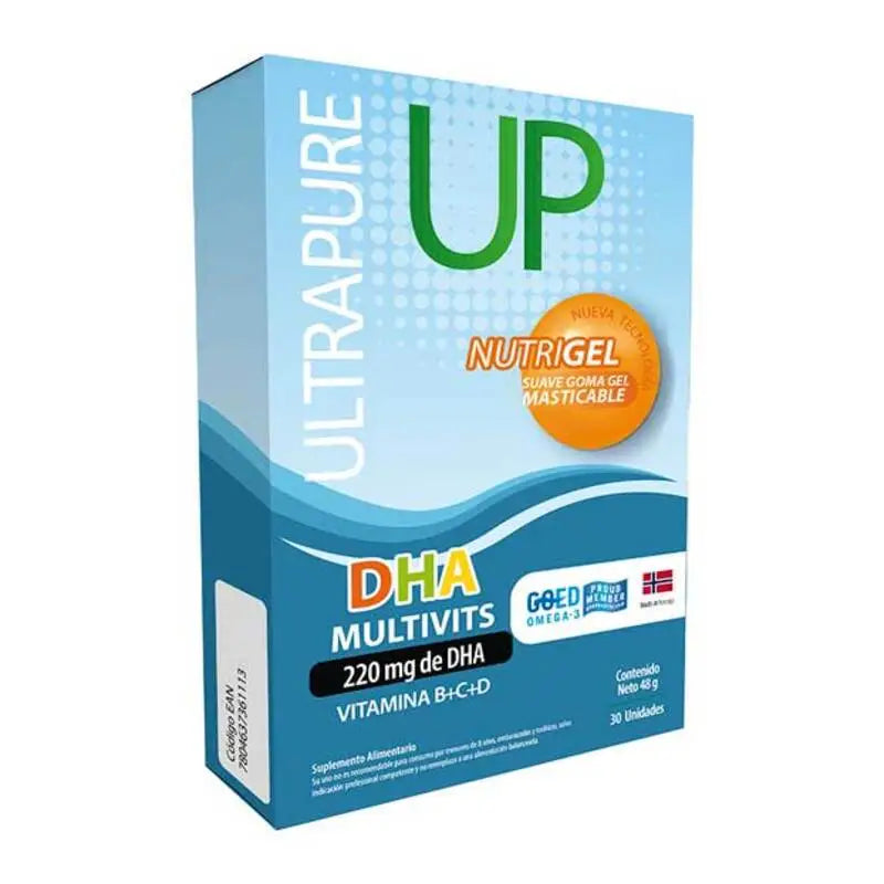 Ultrapure Up DHA Suave Goma Gel Masticable 30 unidades