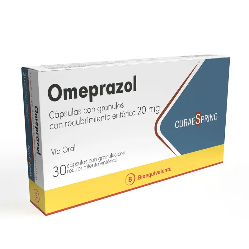 Omeprazol 20 mg 30 Cápsulas con Gránulos