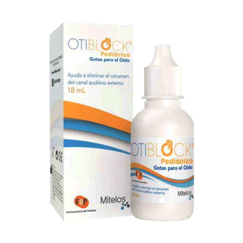 Otiblock Pediatrico Gotas para el Oido 18ml