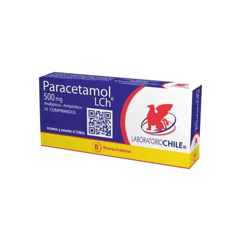 Paracetamol 500mg 16 Comprimidos