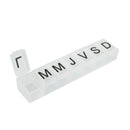 Pastillero 7 días transparente