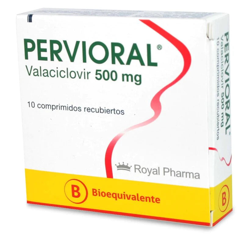 Pervioral 500mg 10 Comprimidos