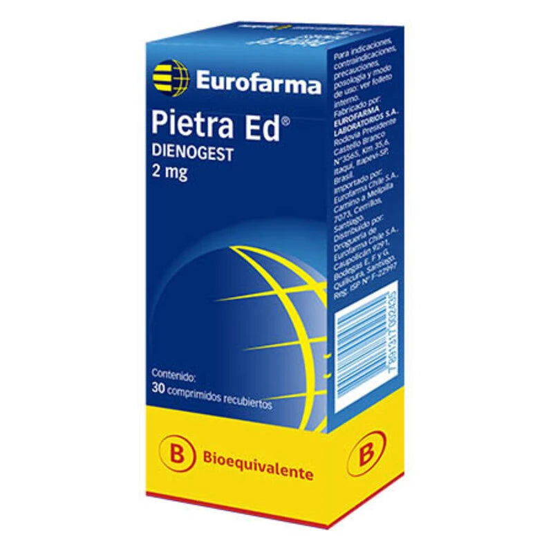 Pietra Ed 2mg 30 Comprimidos Recubiertos