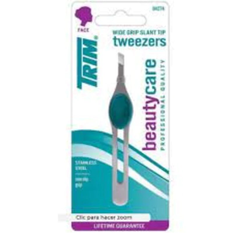 Pinza de cejas punta oblicua