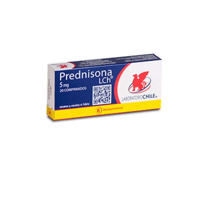 Prednisona 5mg 20 Comprimidos