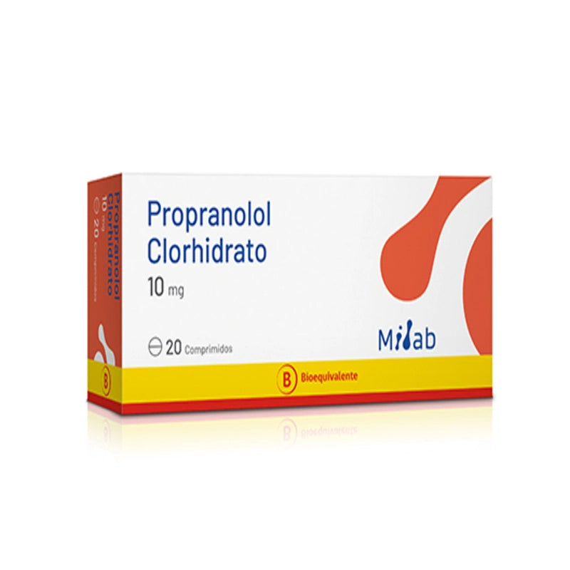 Propranolol 10mg 20 Comprimidos