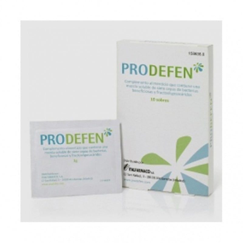 Prodefen Complemento Alimenticio con Probióticos y Prebióticos 10 Sobres