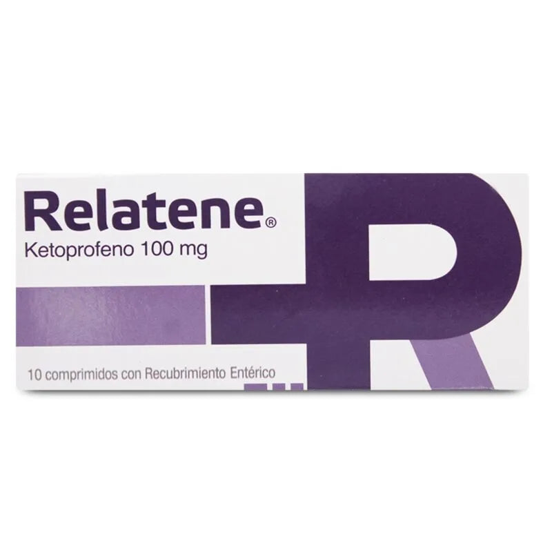 Relatene 100mg 10 Comprimidos con Recubrimiento Entérico