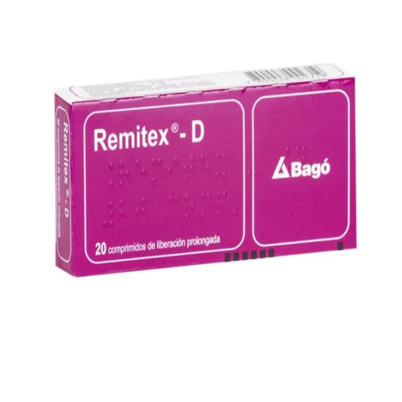 Remitex D 20 Comprimidos de liberación prolongada