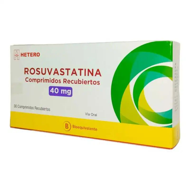 Rosuvastatina 40mg 30 comprimidos