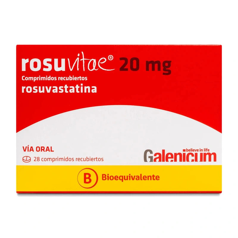 Rosuvitae 20mg 28 Comprimidos recubiertos