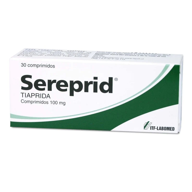 Sereprid 100mg 30 Comprimidos