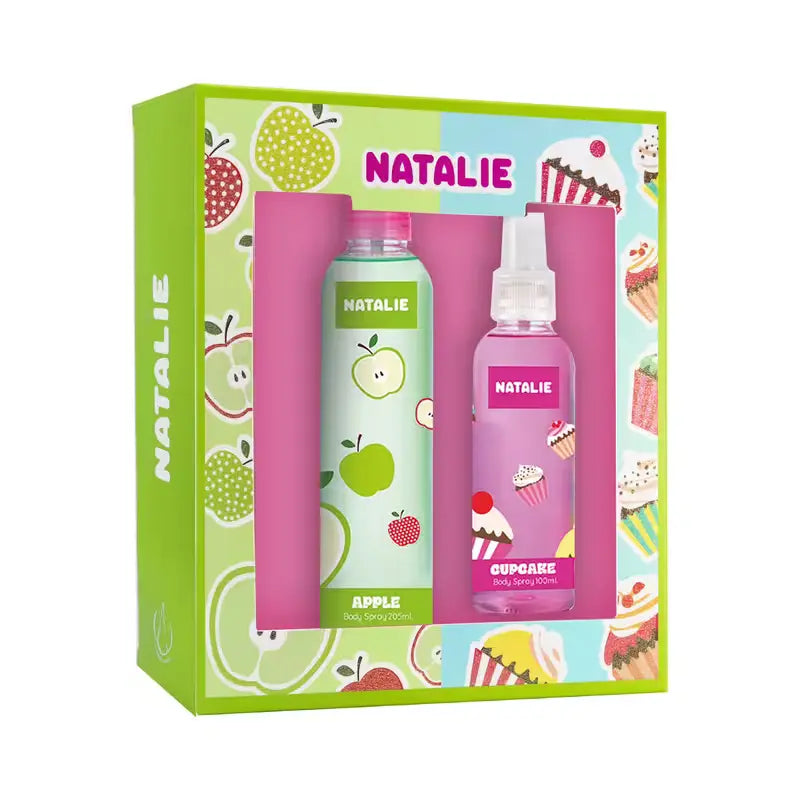 Set Fragancia Natalie Apple 205ml + Cupcake 100ml