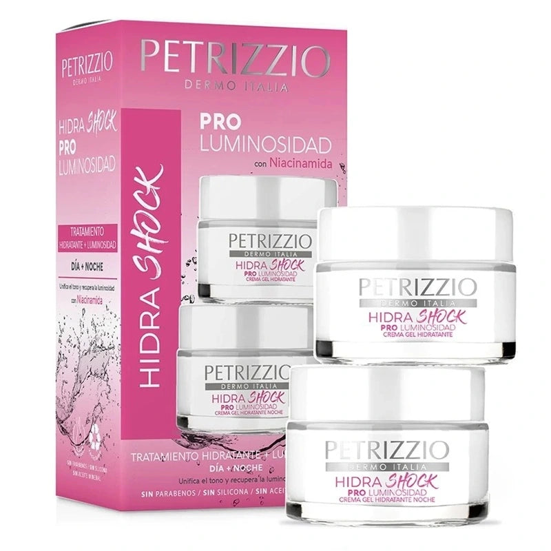 Set Petrizzio Cremas HidraShock Pro Luminosidad