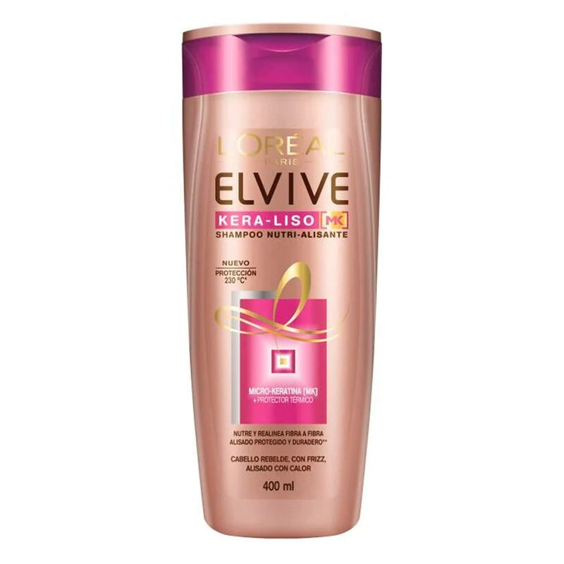 Shampoo elvive kera-liso (mq) 400ml