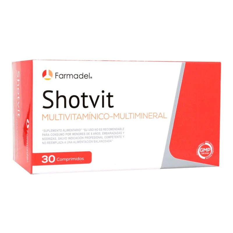 Shotvit Multivitamínico 30 Comprimidos