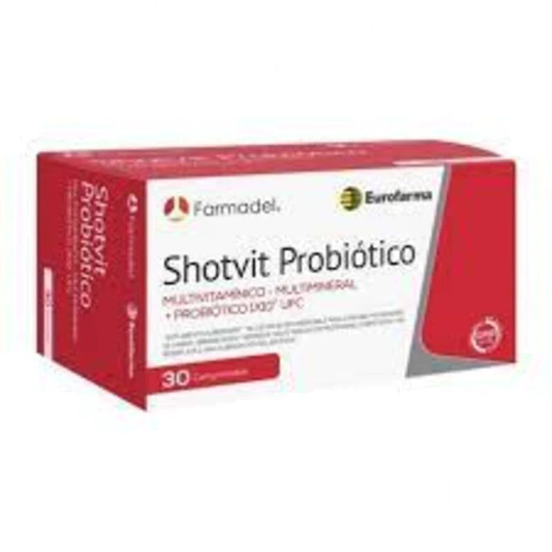 Shotvit Probiótico Multivitamínico 30 Comprimidos