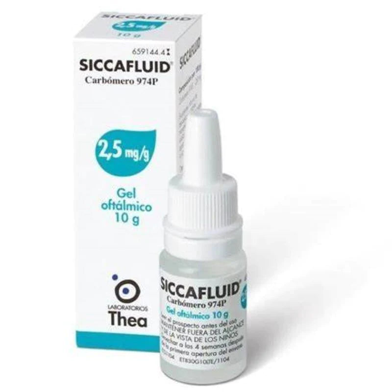 Siccafluid 2,5mg/g Gel Oftálmico 10g