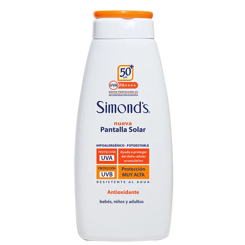 Simonds Pantalla Solar Hipoalergénico Fps 50+ 200ml