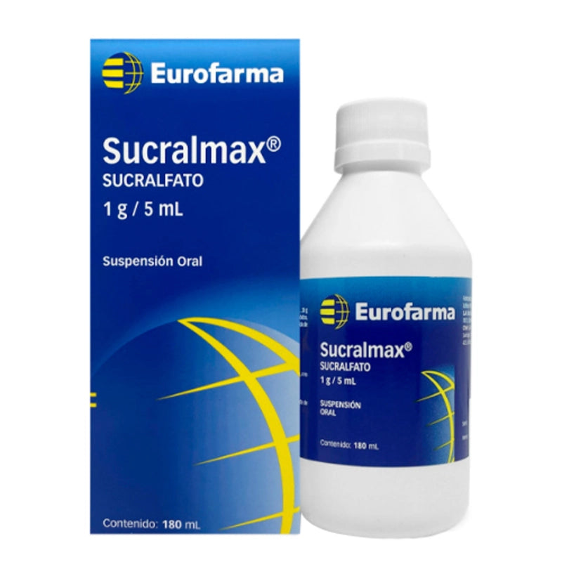Sucralmax Sucralfato 1g/ 5ml 180ml