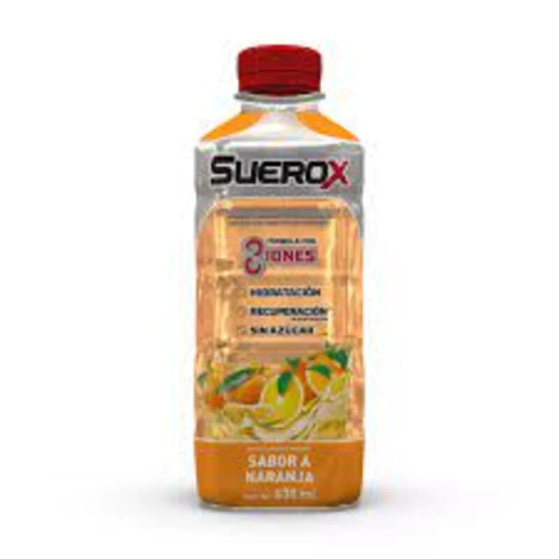 Suerox bebida hidratante sabor naranja 630ml