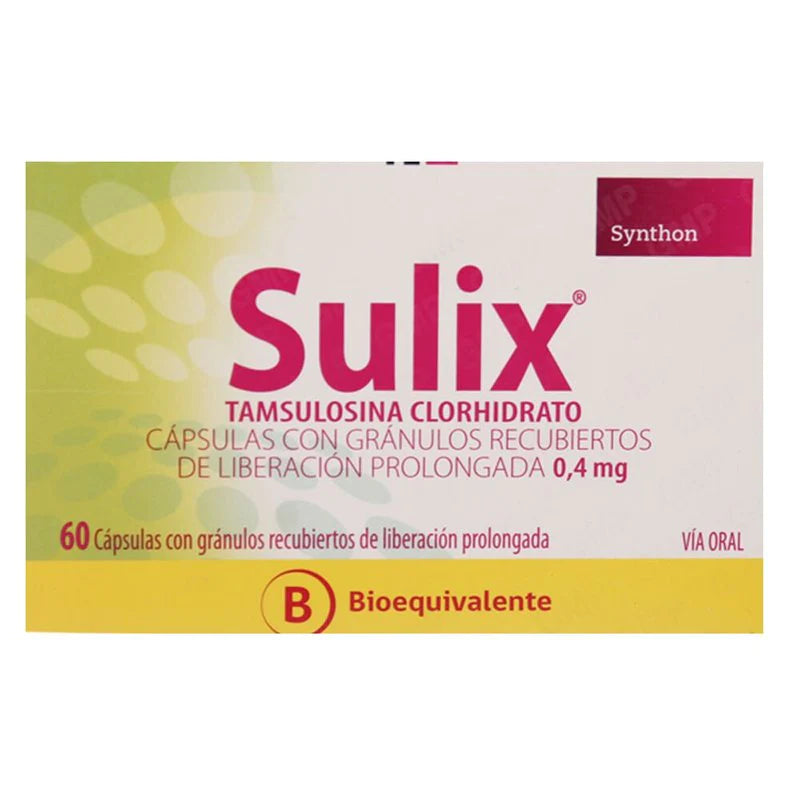 Sulix 0,4mg 60 Cápsulas de liberación prolongada