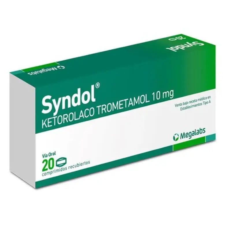 Syndol 10mg 20 Comprimidos recubiertos