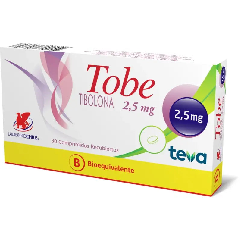 Tobe 2,5mg 30 Comprimidos Recubiertos