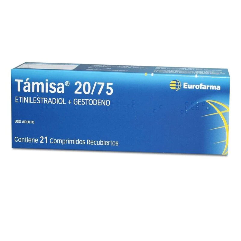 Támisa 20mcg/75mcg  21 Comprimidos recubiertos