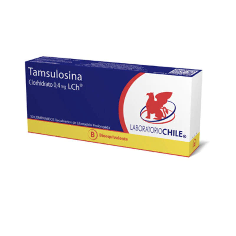Tamsulosina clorhidrato 0,4mg 30 Comprimidos recubiertos