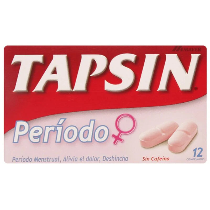 Tapsín período 12 Comprimidos