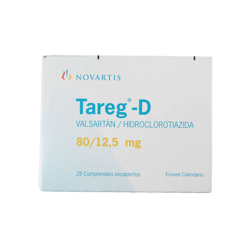 Tareg-D 80mg/12,5mg 28 Comprimidos recubiertos