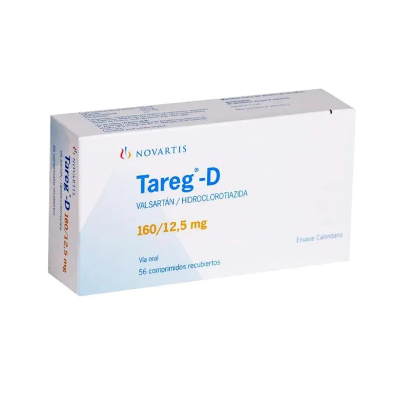 Tareg D 160/12,5mg  56 Comprimidos Recubiertos