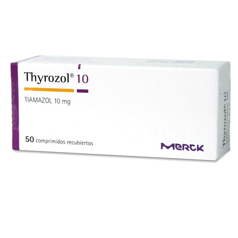 Thyrozol 10mg 50 Comprimidos recubiertos