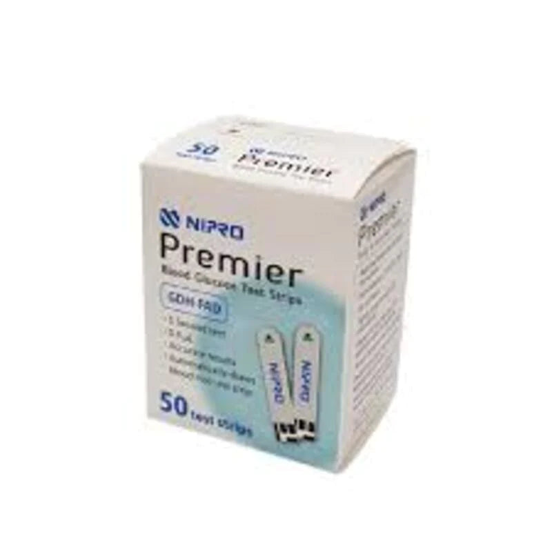 Tiras reactivas para glucosa nitro premier 50 tiras