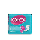 Toallas higiénicas kotex ultrafina malla 16 unidades