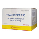 Transcept 250mg 100 cápsulas