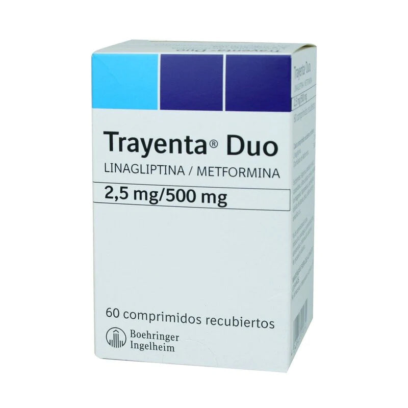Trayenta Duo 2,5mg/500mg 60 Comprimidos recubiertos