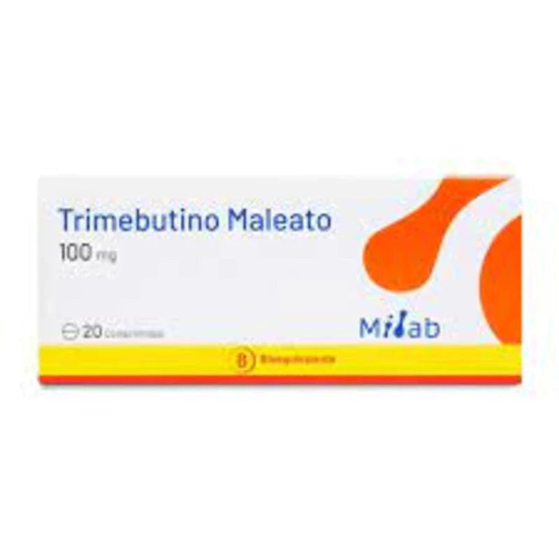 Trimebutino 100mg 20 Comprimidos
